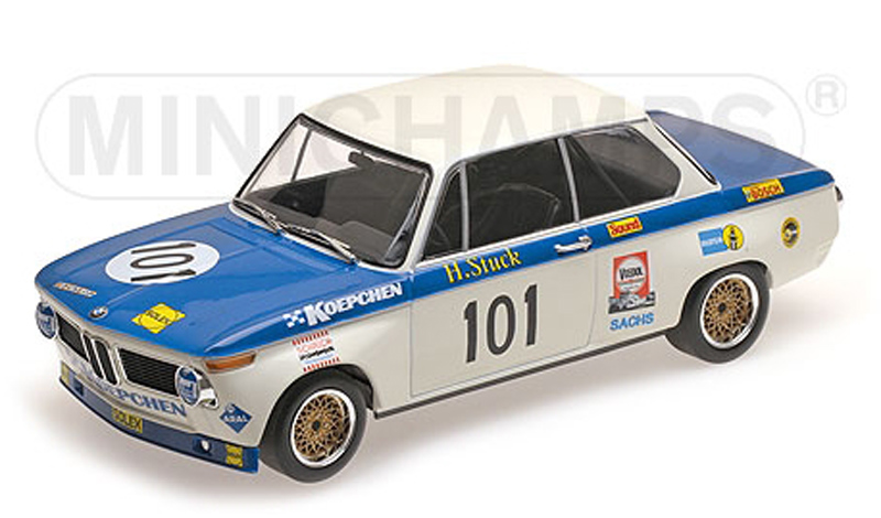 BMW 2002 1971 ADAC 500 km Rennen Eifelpokal Hans Joachim STUCK Team KÖPCHEN BMW Tuning 1:18 BMW 2002 1971 ADAC 500 km Rennen Eifelpokal Hans Joachim STUCK Team KÖPCHEN BMW Tuning 1:18